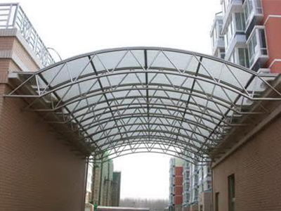 山西钢结构玻璃雨棚工程专业承包设计安装