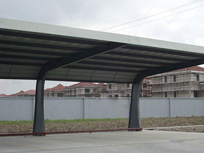 山西钢结构雨棚样板工程展示（一）